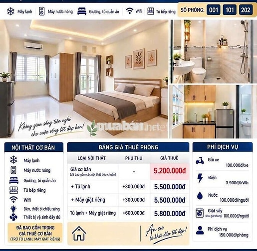 Căn hộ mới tinh, phòng tách bếp, bố trí hiện đại, sang trọng tại Q7