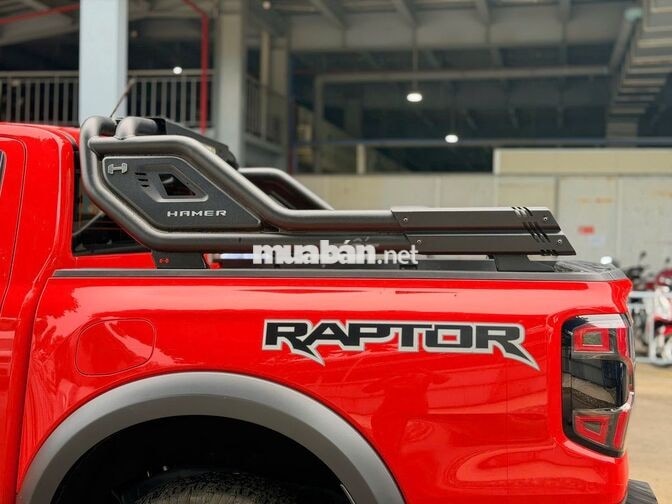 Raptor 2025 màu đỏ Cam, lướt 18 cây, vay 75%