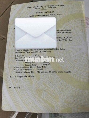 BÁN ĐẤT MẶT TIỀN KHUÊ TRUNG - GẦN CÔNG VIÊN THANH NIÊN - TẶNG NHÀ C4