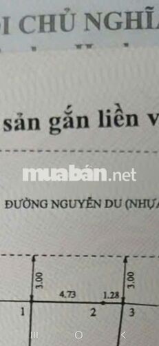 BÁN NHÀ 2 TẦNG MẶT TIỀN NGUYỄN DU DT 112m2 – CÁCH BIỂN CHỈ 200M