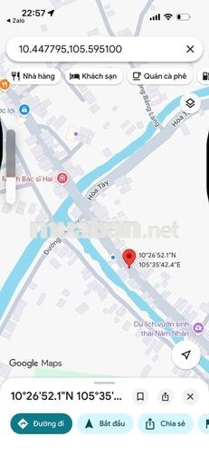 BÁN ĐẤT THỔ CƯ ĐƯỜNG NGUYỄN CÔNG NHÀN – TP. CAO LÃNH (900TR)