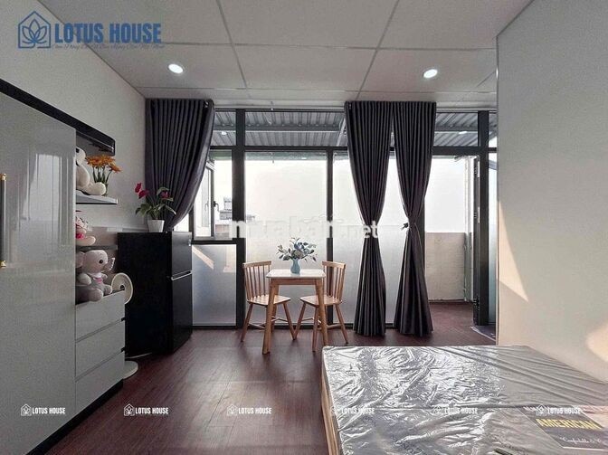 STUDIO SIÊU ĐẸP - FULL NỘI THẤT - BAN CÔNG
