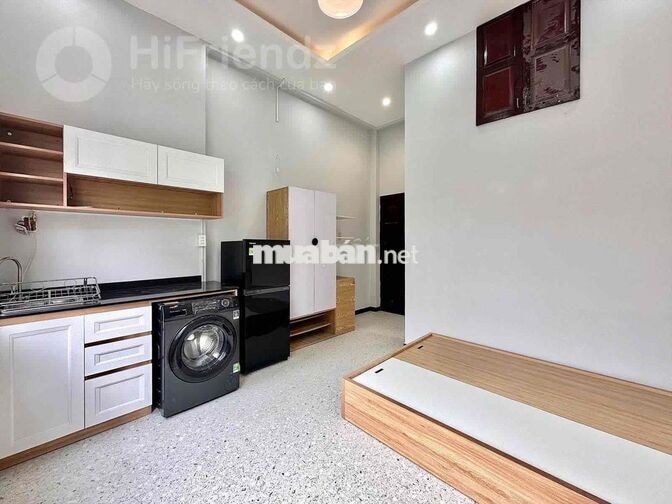 Căn Hộ Studio - Ban Công - Fulll Nội Thất - Máy Giặt Riêng -Tân Bình