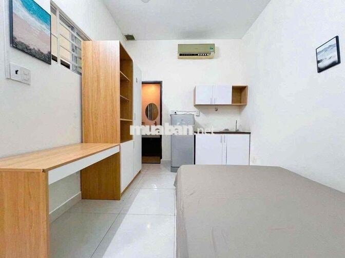 STUDIO ĐẦY ĐỦ NỘI THẤT NGAY KHU BÀU CÁT GẦN CHỢ,TRUNG TÂM CÓ THANG MÁY