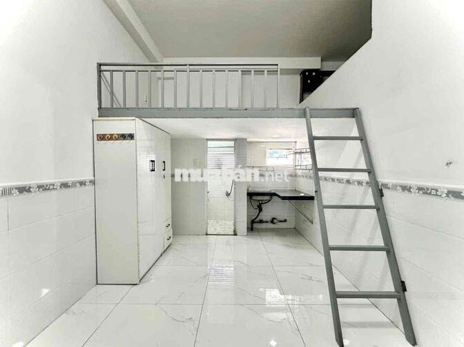 MÃ LÒ STUDIO , GÁC - FULL NỘI THẤT MÁY GIẶT RIÊNG - CỬ SỔ GÁC CAO