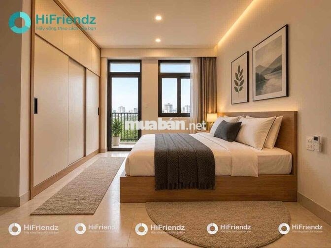 CHO THUÊ CĂN HỘ 1PN TÁCH BẾP BANCOL RIÊNG NGAY KHU VẠN PHÚC CITY