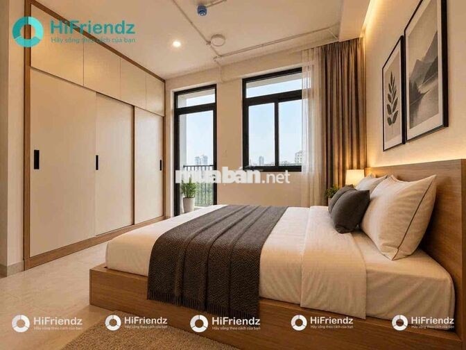 CHO THUÊ CĂN HỘ 1PN TÁCH BẾP BANCOL RIÊNG NGAY KHU VẠN PHÚC CITY