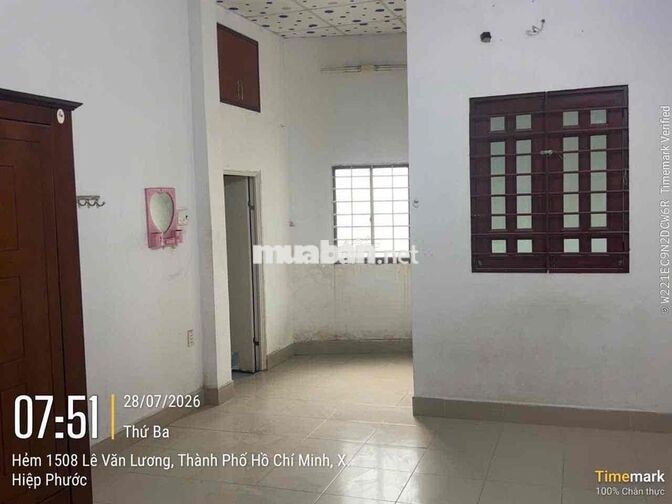 Nhà cho thuê giá 7tr5 NGUYÊN CĂN/ MẶT TIỀN HẺM XE HƠI/ SÂN TRC 36met
