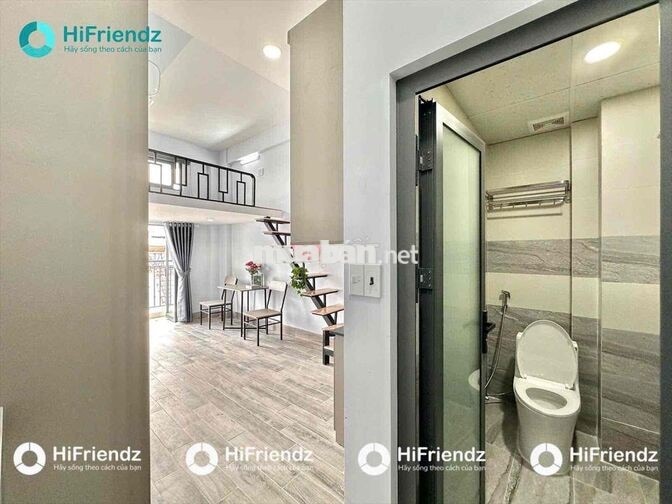 CHDV MỚI 100%  – CÓ GÁC – STUDIO – FULL NỘI THẤT – THANG MÁY – XE FREE