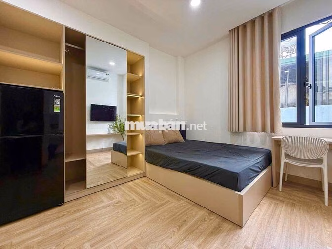 CHO THUÊ PHÒNG TRỌ STUDIO RỘNG CỬA SỔ TRỜI FULL NỘI THẤT NGAY PXL