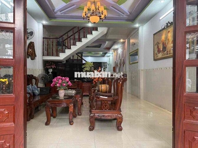 NHÀ TRƯƠNG THỊ HOA – GIÁP GÒ VẤP – NGANG 5M X 25M - 5 TỶ 5