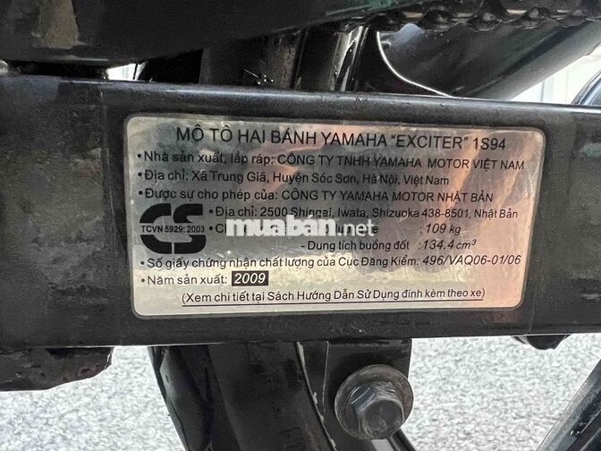 Yamaha Exciter 135 2009 Đỏ