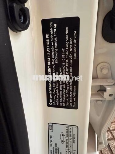 Hyundai Accent 2024 ATH bản full cửa nóc