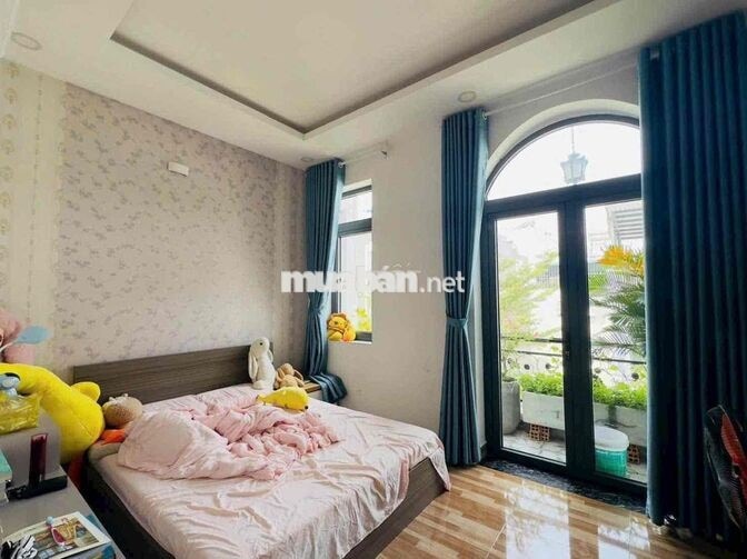 NHÀ TX25( FULL NỘI THẤT ) TRỆT LỬNG 3 LẦU 5PN 6WC. ĐƯỜNG 8M