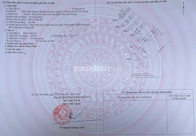 Bán nhà Đinh Tiên Hoàng, khu Đa Kao, 4x17m, 1 lửng + 2 lầu, giá 30 tỷ