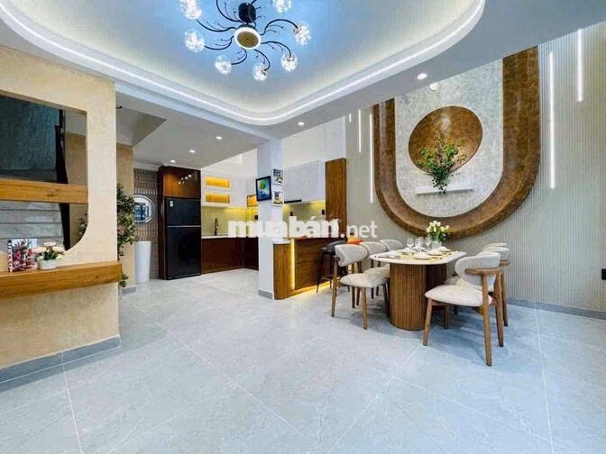 💰💰 NHÀ MỚI FULL NỘI THẤT - DT: 5,2❌10m, TRỆT LỬNG 3LẦU -