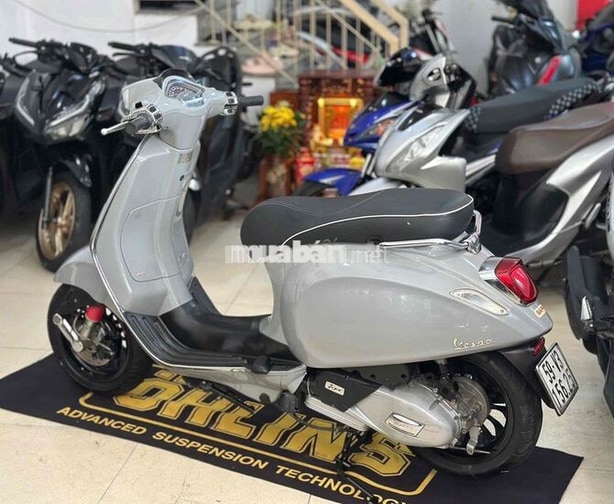 Piaggio Vespa GTS 2019-Led 2 tâng- Xám Lamborini.