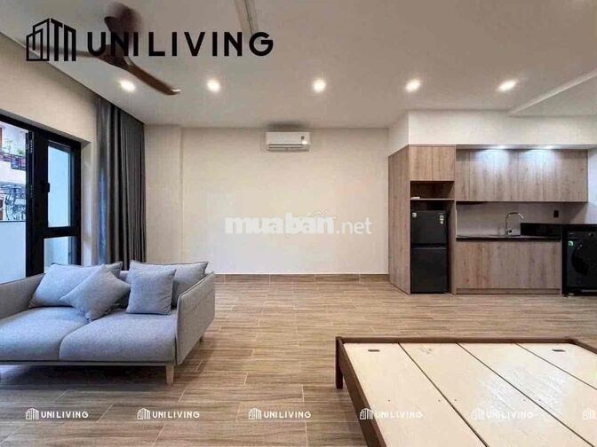 CHDV full nội thất bếp xa, ban công, máy giặt riêng ngay cv HVT