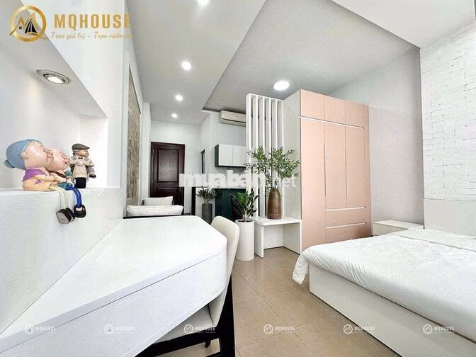 CHDV 1PN BAN CÔNG TÁCH BẾP MÁY GIẶT RIÊNG FULL NỘI THẤT NGAY AEON