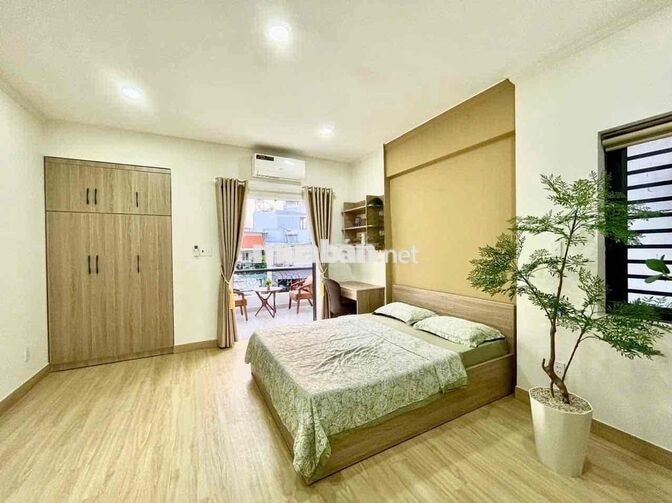 ✨CẬP BẾN CĂN HỘ 1PN BAN CÔNG LỚN FULL CÔNG NĂNG NỘI THẤT GIÁP Q1