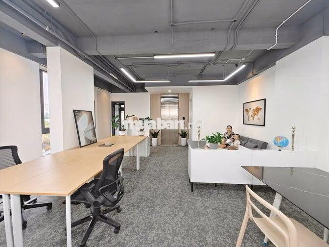 Cho thuê văn phòng Nguyễn Xiển 80m2 full nội thất lô góc chỉ 13tr