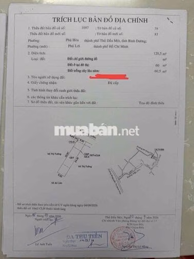 BÁN ĐẤT GẦN TRƯỜNG HỌC PHÚ HOÀ