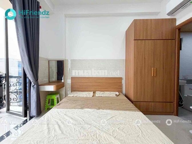 CHO THUÊ PHÒNG STUDIO BAN CÔNG FULL NỘI THẤT LÂM VĂN BỀN LOTTE MART