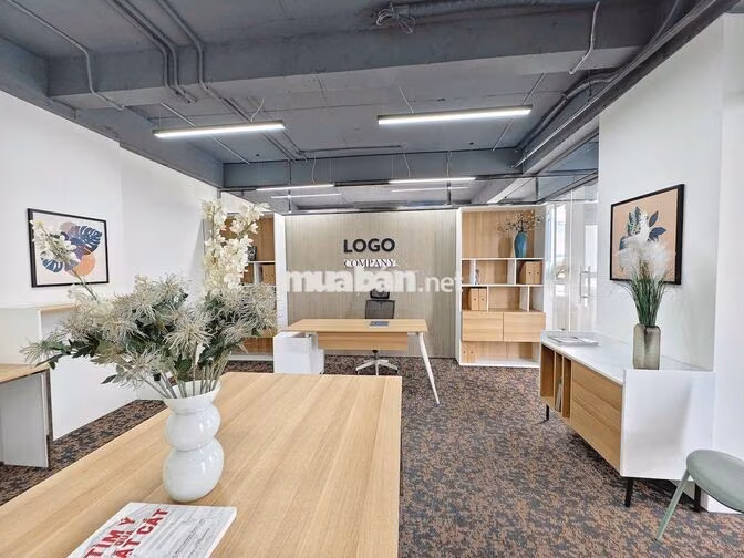 Cho thuê văn phòng Nguyễn Xiển 80m2 full nội thất lô góc chỉ 13tr