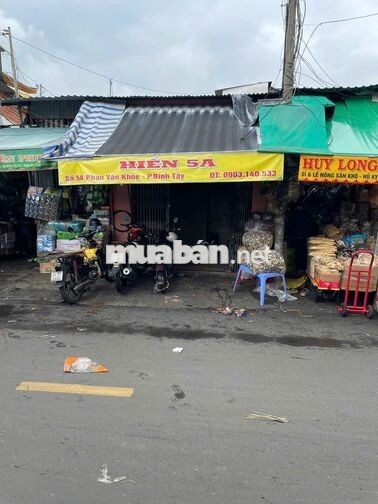 Bán nhà, mặt bằng kinh doanh ngay chợ Bình Tây