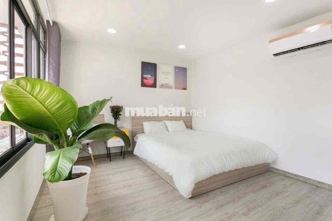 Căn hộ 1 phòng ngủ full nội thất ban công