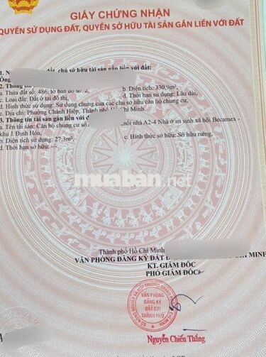 Căn hộ Becamex Định Hòa, lầu 3, căn góc ,sổ hồng :465 triệu