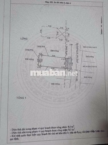 Tôi Cần Bán Căn Nhà Chính chủ Q.Bình Tân hẻm 413 lê văn quới
