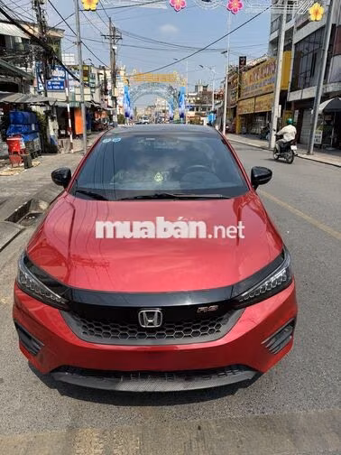 Honda City RS 2023 Đỏ Xăng 100km/5 lít