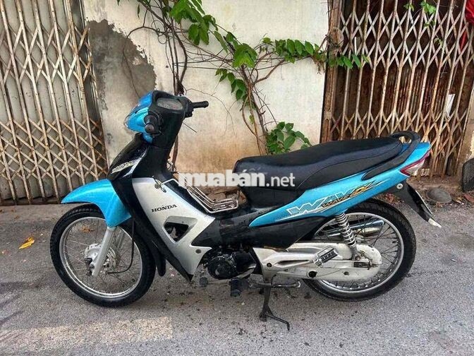 Honda Wave 100 Xanh Bạc Đen