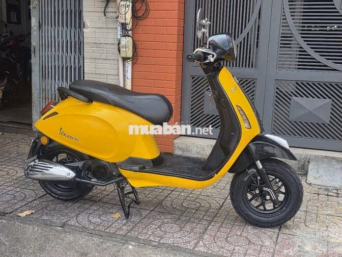Tay Ga 50cc.Detech Bossym 2022 Vàng.BiểnTP