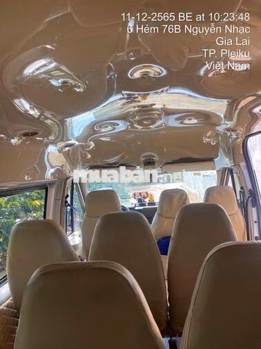 Xe khách Ford Transit 16 chỗ Bạc