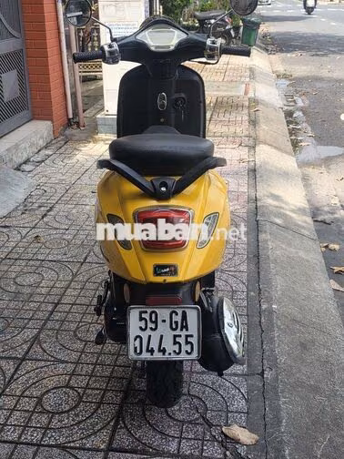 Tay Ga 50cc.Detech Bossym 2022 Vàng.BiểnTP