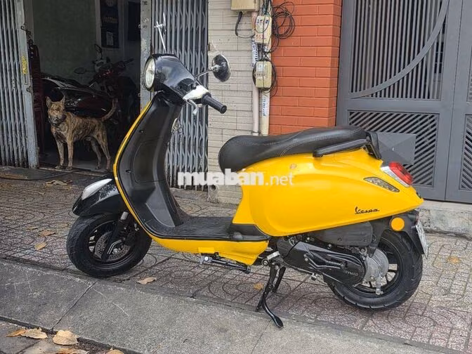 Tay Ga 50cc.Detech Bossym 2022 Vàng.BiểnTP