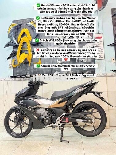 Honda Winner X 2019 Đen chính chủ bao sang tên