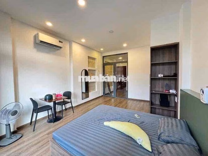 Phòng 35m2_ Studio ban công _ Đầy đủ nội thất_ 222/1 Bùi Đình Tuý