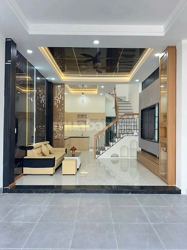Nhà Mới Xây Tân An Hội,1 Trệt 1 Lầu,DT 100m2  Sổ Riêng