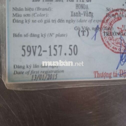 Cần bán LEAD màu xanh chính chủ ,bstp, dki 2015