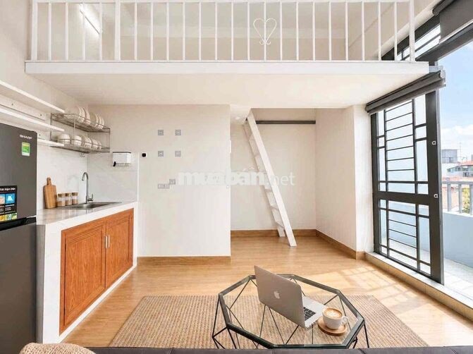 DUPLEX-STUDIO MỚI XÂY FULL NỘI THẤT SIÊU XỊN - cửa sổ trời - có Bancol