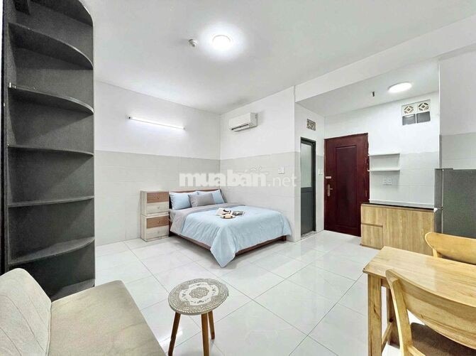 STUDIO FULL NỘI THẤT, CỬA SỔ - THANG MÁY, SÁT CẦU NGUYỄN VĂN CỪ