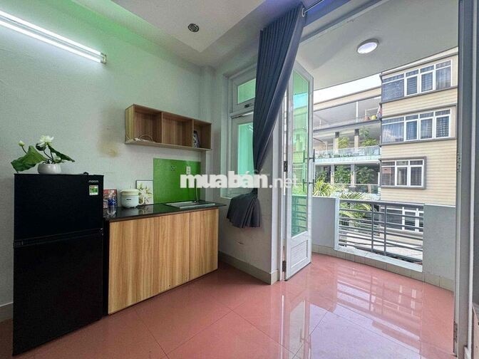 cho thuê phòng trọ full nội thất ban công Lê Văn Sỹ ph Nhiêu Lộc quận3