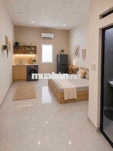 STUDIO BAN CÔNG FULL NỘI THẤT CAO CẤP - MÁY GIẶT RIÊNG SIÊU ĐẸP GẦN Q5