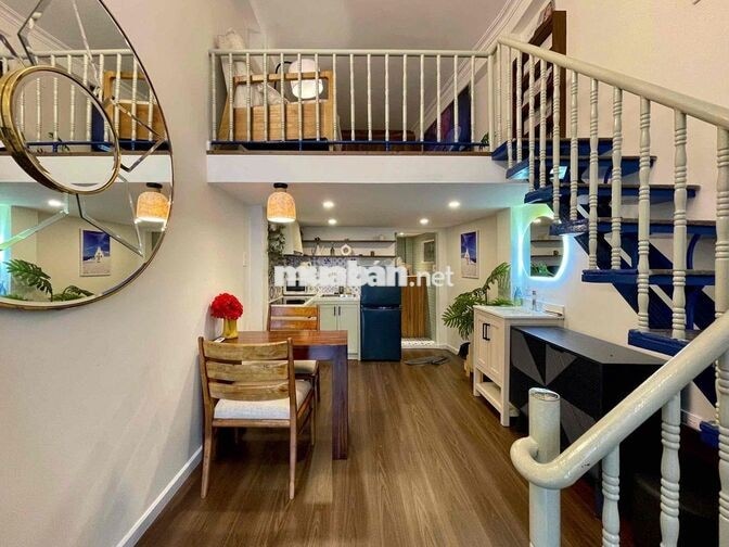 CHO THUÊ CĂN HỘ CÓ GÁC CÓ CHO HOMESTAY FULL NỘI THẤT CAO CẤP TRUNG TAM