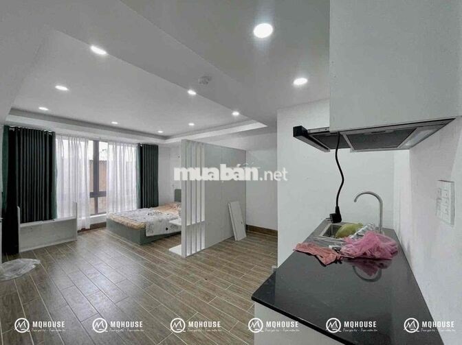 🚩Căn Hộ Full Nội Thất _ Cửa Sổ Lớn 🚩Mới Xây 100% ngay Cvpm Quang Trung