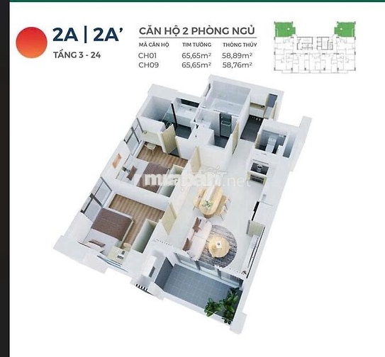 Căn hộ 2PN View biển và bán đảo Sơn Trà sở hữu lâu dài chỉ với 4,7 TỶ