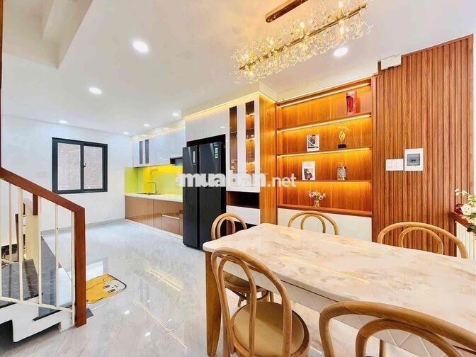 Nhà Phố Khu Đồng Bộ Phan Huy Ích 3Lầu 4PN Full Nội Thất 18tr